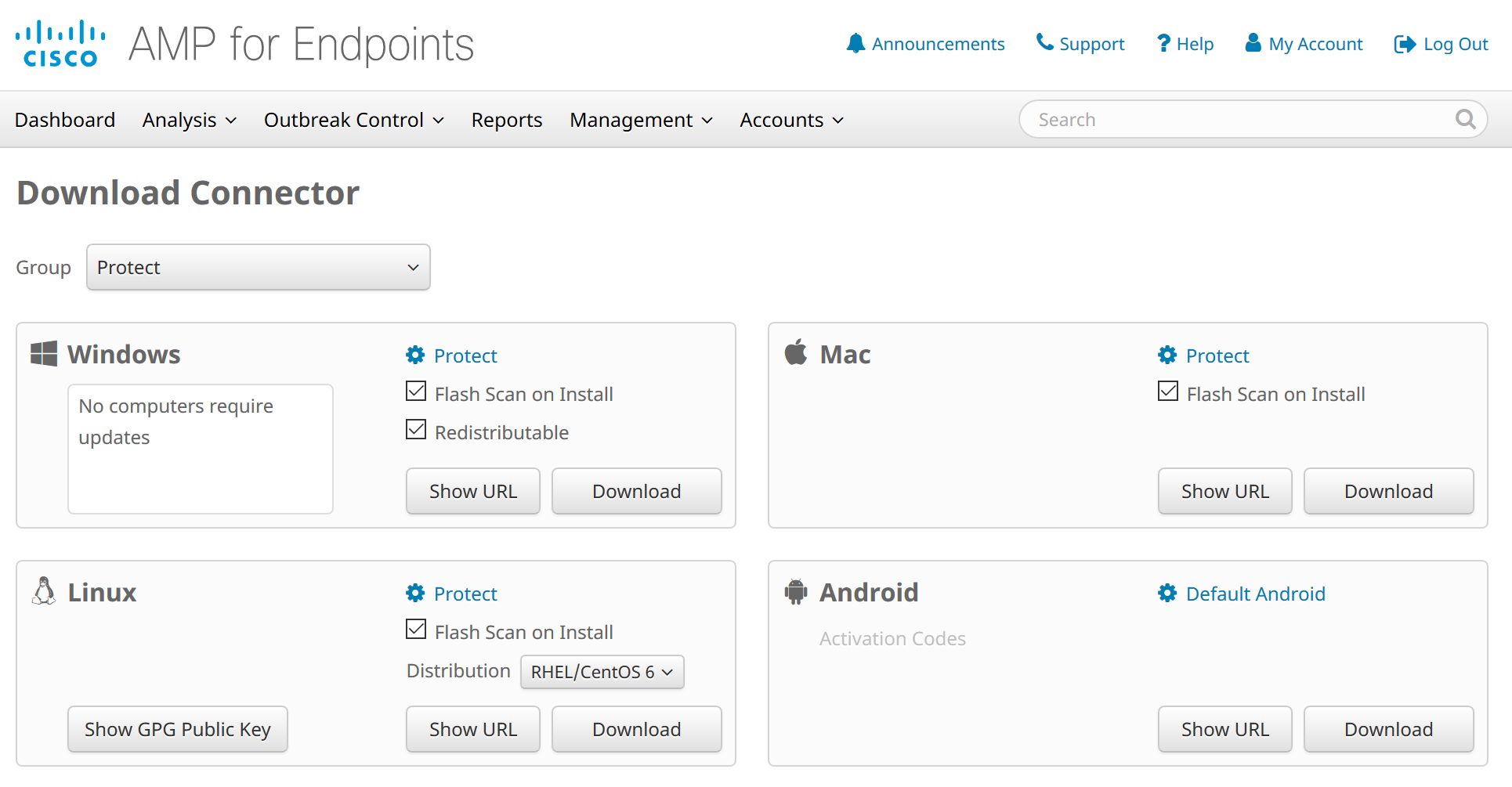 AMP for Endpoints Deployment to your Users